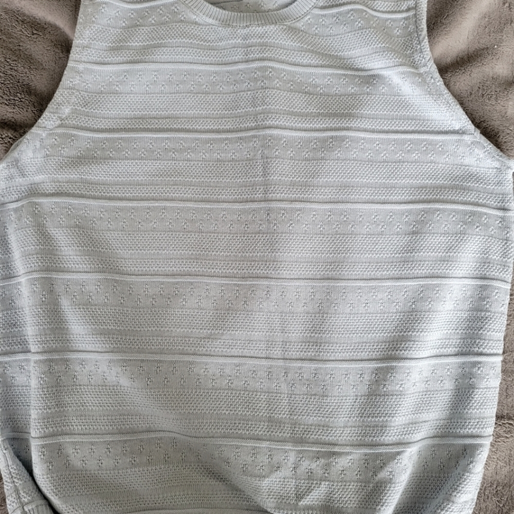 Alfred Dunner Sweater Tank top sz M